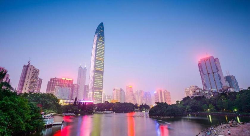 Shang Pin Hotel Shenzhen Futian Exhibition Branch Eksteriør billede